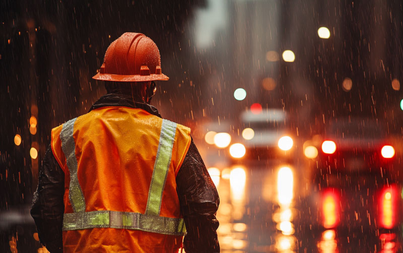 Orange-Rain-Gear-Night-Worker Orange-Rain-Gear-Night-Worker